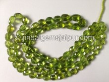Peridot Faceted Nuggets Shape Beads